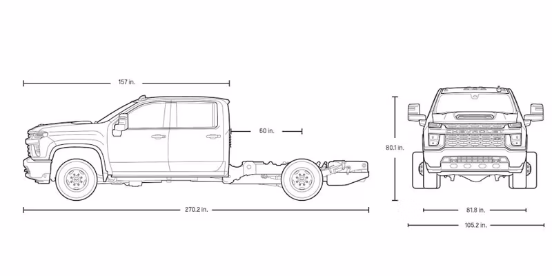 2025 Chevrolet Silverado 3500 HD Chassis Cab Crew Cab - Image 2